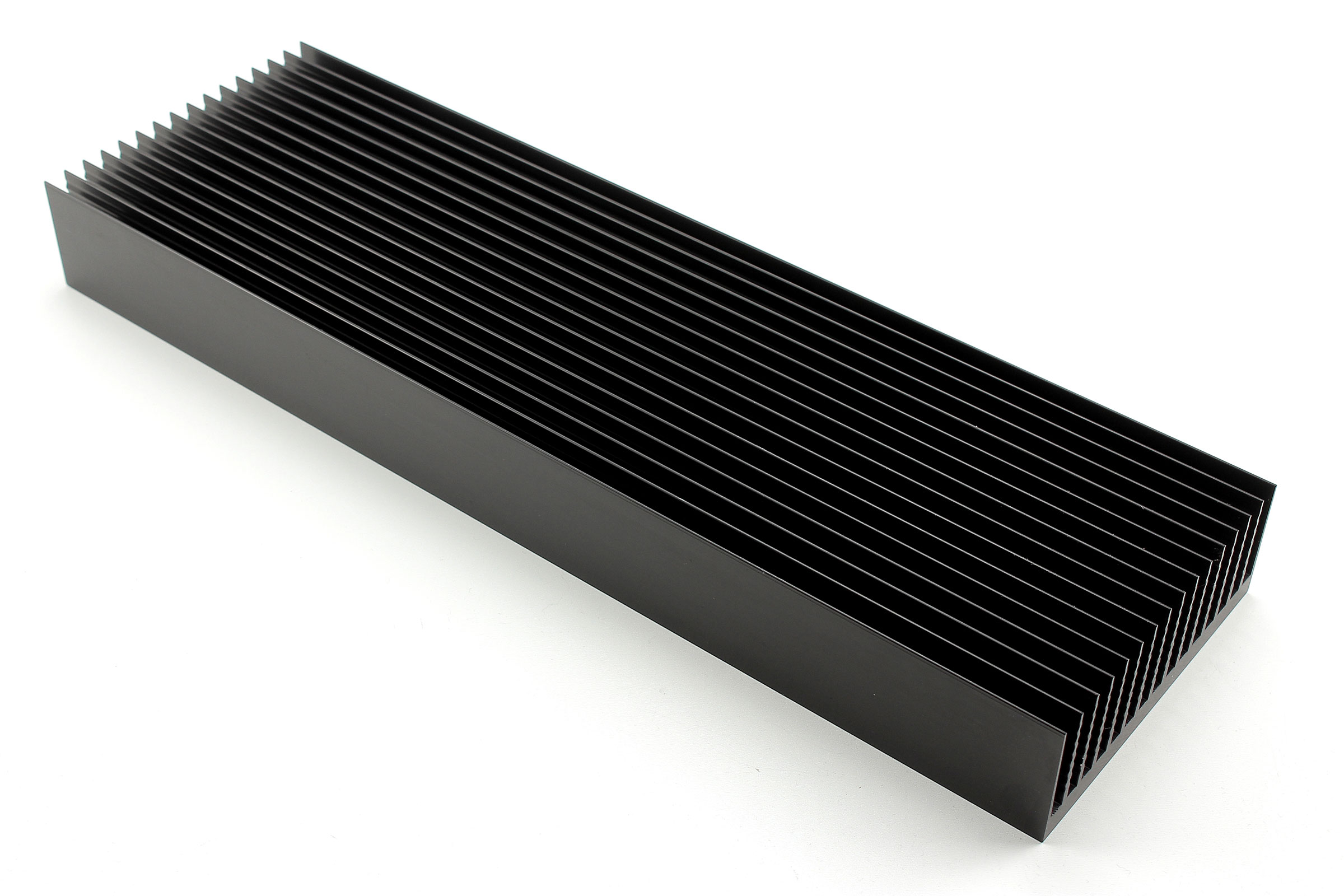 Kühlkörper Aluminium schwarz eloxiert 65x37,5x27mm 